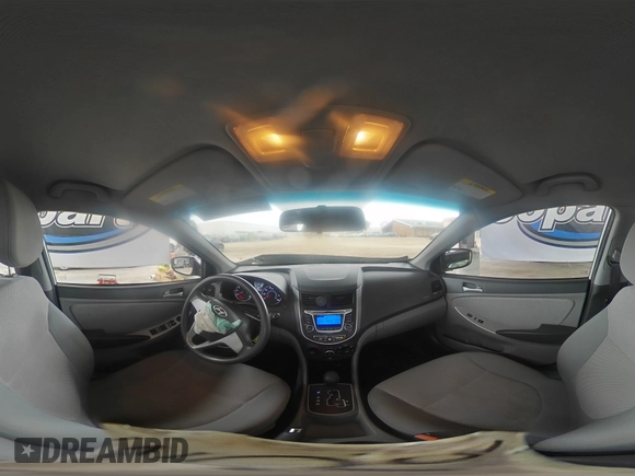 2014 Hyundai Accent GLS with VIN KMHCT4AE8EU643620, listed as a Copart auction lot 53852525 with 90,279 mi miles and Salvage Title. Bid and sale history available at carsss.com. Image 14.