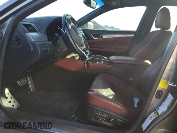 2014 Lexus GS 350 with VIN JTHBE1BL7E5034081, listed as a Copart auction lot 76626814 with 124,207 mi miles and Salvage Title. Bid and sale history available at carsss.com. Image 7.