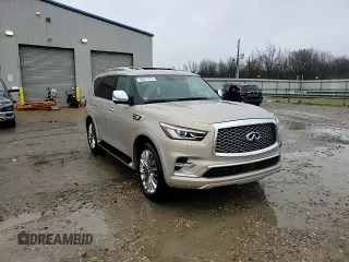 2021 Infiniti QX80 SENSORY with VIN JN8AZ2BE7M9268337, listed as a Copart auction lot 44951375 with 20,752 mi miles and Salvage Title. Bid and sale history available at carsss.com. Image 14.