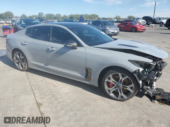 2019 Kia Stinger GT1 with VIN KNAE45LC1K6045278, listed as a Copart auction lot 78617794 with Not Provided miles and Salvage Title. Bid and sale history available at DreamBid. Image 4.
