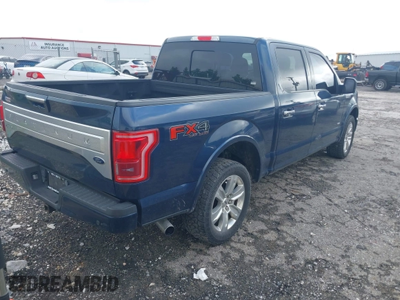 2015 Ford F-150 XLT with VIN 1FTEW1EG5FFC53076, listed as a IAAI auction lot 42475778 with 222,128 mi miles and . Bid and sale history available at DreamBid. Image 4.