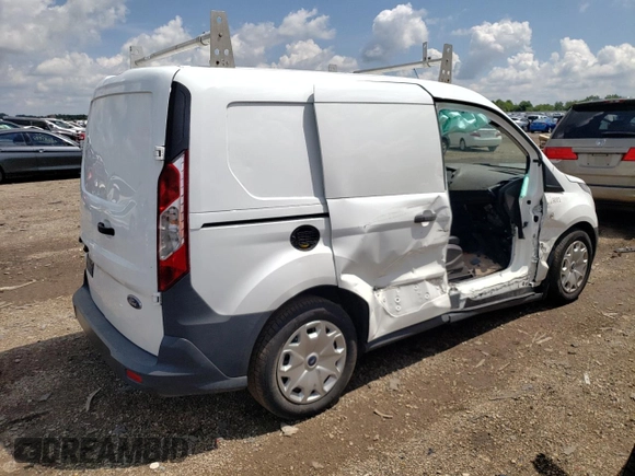 2017 Ford Transit Connect XL with VIN NM0LS6E79H1300557, listed as a Copart auction lot 58524483 with 62,419 mi miles and Salvage title. Bid and sale history available at DreamBid. Image 3.