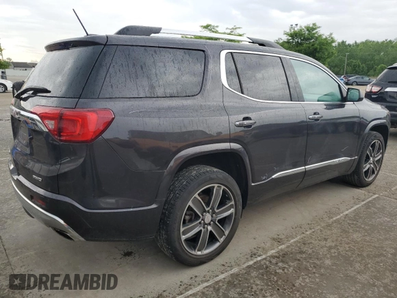 2017 GMC Acadia Denali with VIN 1GKKNXLS2HZ179850, listed as a Copart auction lot 56002315 with 133,503 mi miles and Salvage title. Bid and sale history available at DreamBid. Image 3.