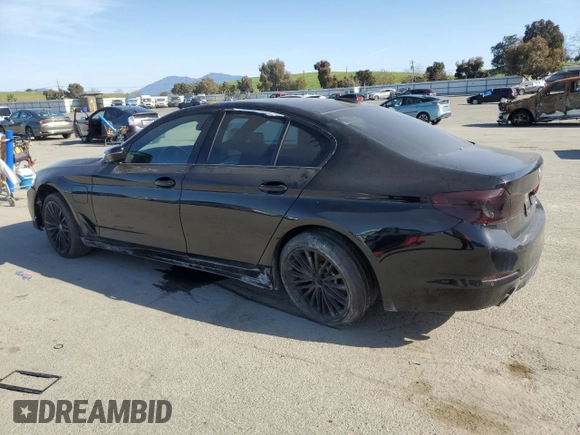 2018 BMW 5 Series 530e with VIN WBAJA9C5XJB249650, listed as a Copart auction lot 52633865 with 111,548 mi miles and Clean title. Bid and sale history available at DreamBid. Image 2.
