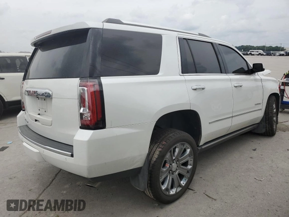 2016 GMC Yukon Denali with VIN 1GKS2CKJ0GR457895, listed as a Copart auction lot 63248354 with 118,005 mi miles and Salvage Title. Bid and sale history available at carsss.com. Image 3.