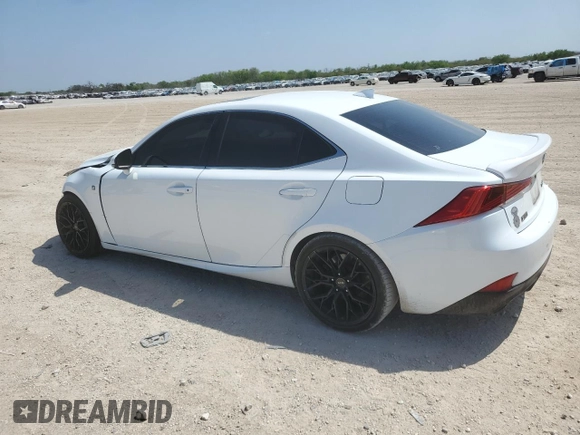 2017 Lexus IS 350 with VIN JTHBE1D23H5030120, listed as a Copart auction lot 50445265 with 167,466 mi miles and Salvage title. Bid and sale history available at DreamBid. Image 2.