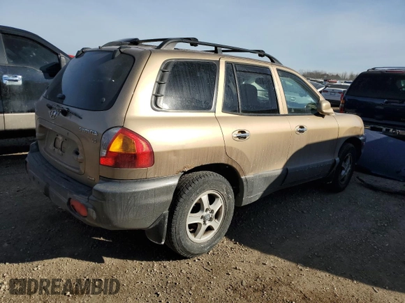 2003 Hyundai Santa Fe GLS with VIN KM8SC73D73U360575, listed as a Copart auction lot 42012085 with 193,755 mi miles and Salvage Title. Bid and sale history available at carsss.com. Image 3.