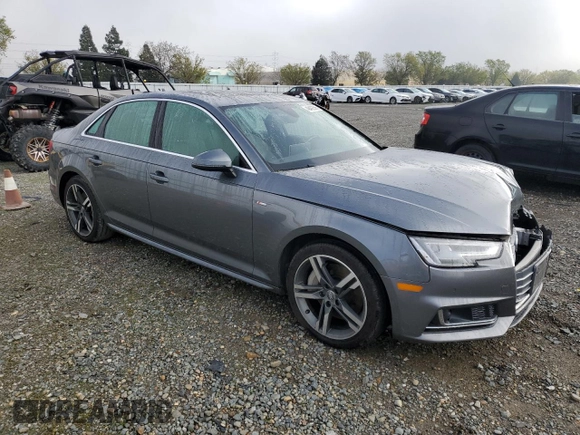 2017 Audi A4 Prestige with VIN WAUFNAF46HN056113, listed as a Copart auction lot 49492565 with 0 mi miles and Salvage Title. Bid and sale history available at carsss.com. Image 4.