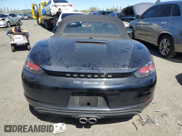 2017 Porsche 718 Boxster S z VIN WP0CB2A84HS240482, wystawiony jako Copart lot #49146324 z przebiegiem 36 171 mil mil oraz . Historia ofert i sprzedaży dostępna na DreamBid. Obrazek 6.