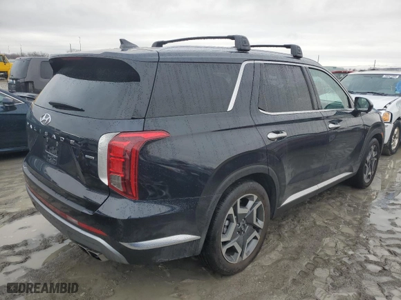 2023 Hyundai Palisade Limited with VIN KM8R5DGE4PU576111, listed as a Copart auction lot 81529973 with 13,526 mi miles and Salvage Title. Bid and sale history available at carsss.com. Image 3.