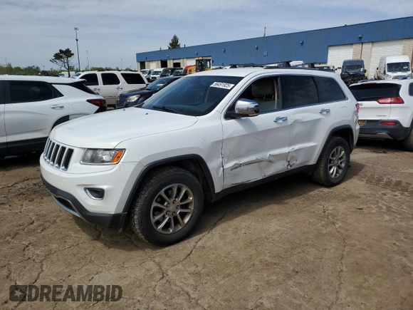 2014 Jeep Grand Cherokee Limited with VIN 1C4RJFBG9EC220342, listed as a Copart auction lot 56491925 with 257,167 mi miles and Clean Title. Bid and sale history available at DreamBid. Image 1.