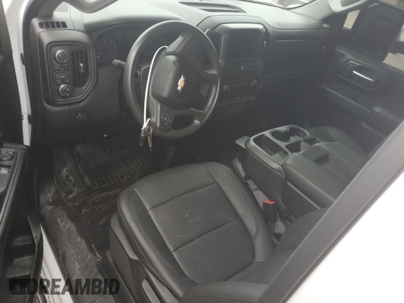 2022 Chevrolet Silverado 3500HD Work Truck with VIN 1GC3YSEY4NF123899, listed as a Copart auction lot 76043744 with 0 mi miles and Salvage Title. Bid and sale history available at carsss.com. Image 8.