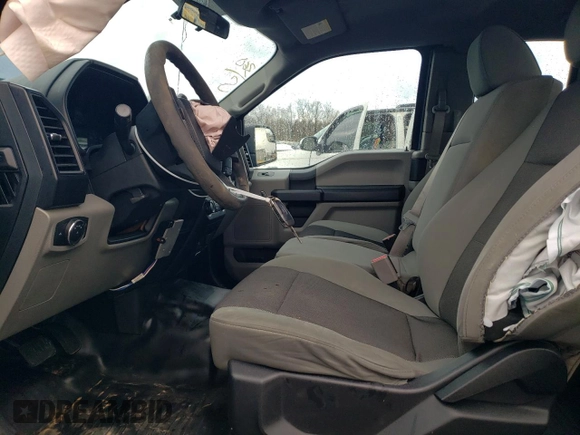 2017 Ford F-150 XL with VIN 1FTFX1EF8HKD34527, listed as a Copart auction lot 86733584 with 123,391 mi miles and Salvage Title. Bid and sale history available at carsss.com. Image 7.