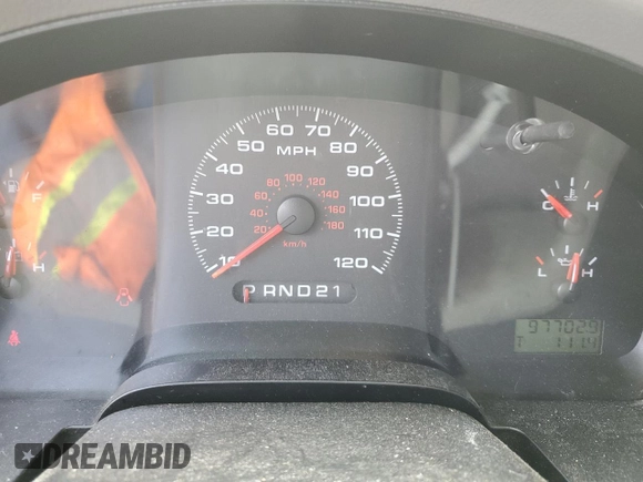 2007 Ford F-150 XL with VIN 1FTRF12297KD65656, listed as a Copart auction lot 59764355 with 97,702 mi miles and Salvage title. Bid and sale history available at DreamBid. Image 9.