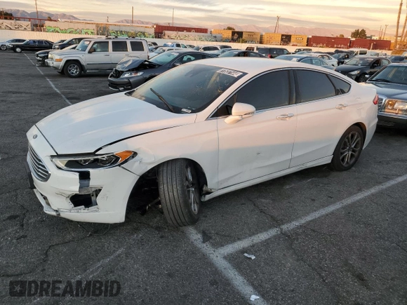 2019 Ford Fusion SEL with VIN 3FA6P0CD9KR260085, listed as a Copart auction lot 77537144 with 97,628 mi miles and Clean Title. Bid and sale history available at carsss.com. Image 1.