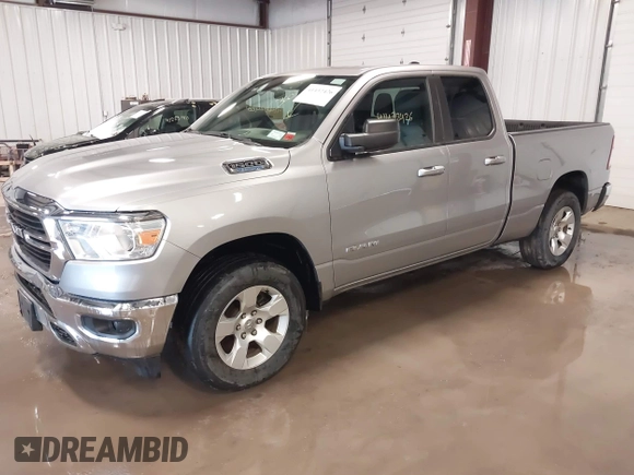 2021 Ram 1500 Big Horn with VIN 1C6RRFBG3MN781025, listed as a IAAI auction lot 41432426 with 59,323 mi miles. Bid and sale history available at carsss.com. Image 18.