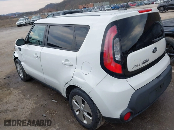 2016 Kia Soul with VIN KNDJN2A27G7259989, listed as a IAAI auction lot 39006527 with 106,751 mi miles. Bid and sale history available at carsss.com. Image 3.