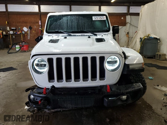 2021 Jeep Wrangler Unlimited Rubicon with VIN 1C4JJXFM2MW633915, listed as a Copart auction lot 52972625 with 78,355 mi miles and Salvage Title. Bid and sale history available at carsss.com. Image 5.