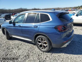 2022 BMW X3 sDrive30i with VIN 5UX43DP09N9M38426, listed as a Copart auction lot 46523435 with 45,306 mi miles and Salvage Title. Bid and sale history available at carsss.com. Image 2.