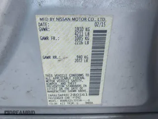 2015 Nissan Altima 2.5 with VIN 1N4AL3AP4FC280561, listed as a IAAI auction lot 41684704 with 130,991 mi miles. Bid and sale history available at carsss.com. Image 9.