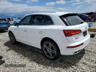 2018 Audi SQ5 Prestige with VIN WA1C4AFY6J2098746, listed as a Copart auction lot 56747805 with 47,566 mi miles and Salvage title. Bid and sale history available at DreamBid. Image 2.