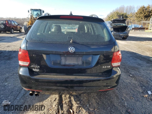 2010 Volkswagen Jetta SportWagen SE with VIN 3VWTZ7AJ0AM664281, listed as a Copart auction lot 46947205 with 168,482 mi miles and Salvage Title. Bid and sale history available at carsss.com. Image 6.