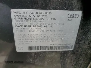 2017 Audi SQ5 Premium Plus with VIN WA1CCAFP9HA036655, listed as a Copart auction lot 85700074 with 73,337 mi miles and Salvage Title. Bid and sale history available at carsss.com. Image 13.