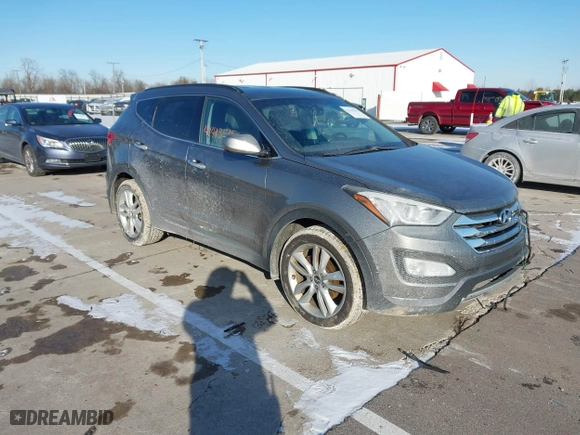2013 Hyundai Santa Fe 2.0T Sport with VIN 5XYZUDLA0DG070122, listed as a IAAI auction lot 41413515 with 126,158 mi miles. Bid and sale history available at carsss.com. Image 1.