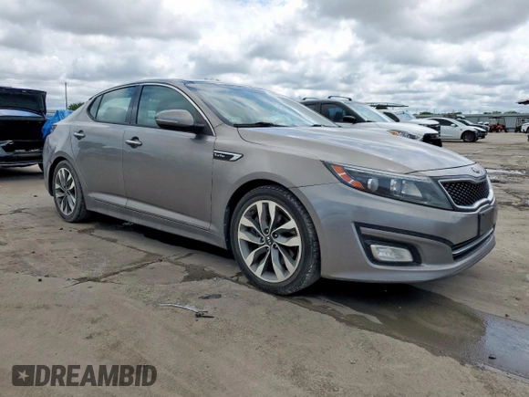 2014 Kia Optima SXL Turbo with VIN 5XXGR4A6XEG318048, listed as a Copart auction lot 58435035 with 130,799 mi miles and Salvage title. Bid and sale history available at DreamBid. Image 4.