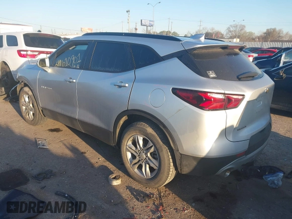 2020 Chevrolet Blazer LT with VIN 3GNKBCR44LS615357, listed as a IAAI auction lot 41757533 with 112,502 mi miles and . Bid and sale history available at DreamBid. Image 3.