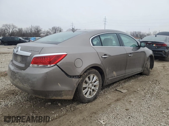2010 Buick LaCrosse with VIN 1G4GJ5EG1AF210308, listed as a Copart auction lot 44678675 with 132,863 mi miles and Salvage title. Bid and sale history available at DreamBid. Image 3.