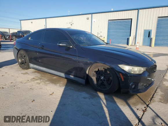 2014 BMW 4 Series 428i with VIN WBA3N7C58EK222051, listed as a Copart auction lot 88150695 with 91,830 mi miles and Salvage Title. Bid and sale history available at DreamBid. Image 4.