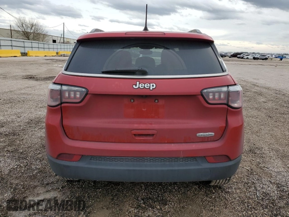 2020 Jeep Compass Altitude with VIN 3C4NJCBB7LT141660, listed as a Copart auction lot 89195595 with 112,474 mi miles and Clean Title. Bid and sale history available at carsss.com. Image 6.