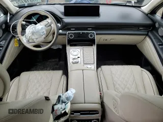 2022 Genesis GV80 with VIN KMUHCESC0NU083165, listed as a Copart auction lot 55518125 with Not provided miles and Salvage title. Bid and sale history available at DreamBid. Image 8.