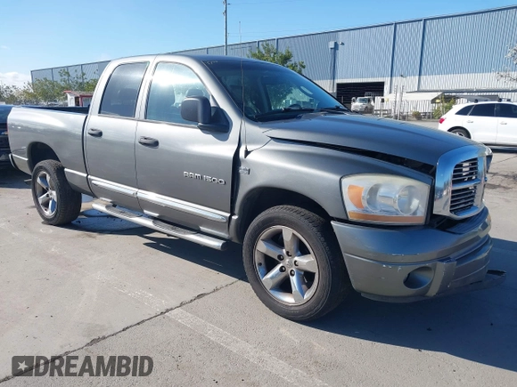 2006 Dodge 1500 SLT with VIN 1D7HA18276S564209, listed as a IAAI auction lot 41932209 with 389,187 mi miles and . Bid and sale history available at carsss.com. Image 1.
