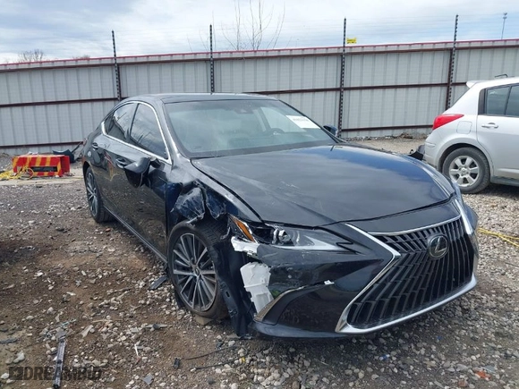 2022 Lexus ES with VIN 58ADZ1B10NU119755, listed as a IAAI auction lot 41855138 with 60,113 mi miles. Bid and sale history available at carsss.com. Image 1.