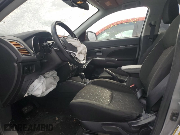 2021 Mitsubishi Outlander SE with VIN JA4APVAU2MU017275, listed as a Copart auction lot 87055624 with 74,837 mi miles and Salvage title. Bid and sale history available at DreamBid. Image 7.