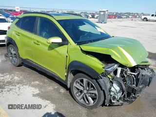 2019 Hyundai Kona Limited with VIN KM8K33A59KU274638, listed as a IAAI auction lot 41999046 with 146,705 mi miles and . Bid and sale history available at carsss.com. Image 1.