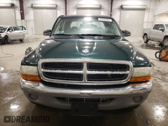 2002 Dodge Dakota SLT with VIN 1B7HG48N42S725145, listed as a Copart auction lot 82690584 with 159,161 mi miles and Salvage Title. Bid and sale history available at carsss.com. Image 5.