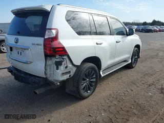 2020 Lexus GX with VIN JTJAM7BX9L5256329, listed as a IAAI auction lot 41752935 with 84,822 mi miles. Bid and sale history available at carsss.com. Image 4.