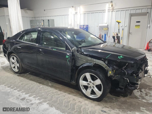 2013 Chevrolet Malibu LTZ with VIN 1G11J5SX7DF224919, listed as a Copart auction lot 46906755 with 96,157 mi miles and Salvage Title. Bid and sale history available at carsss.com. Image 4.