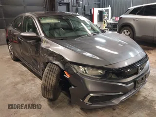 2020 Honda Civic Sedan LX with VIN 2HGFC2F65LH525081, listed as a IAAI auction lot 41803577 with 49,321 mi miles. Bid and sale history available at carsss.com. Image 1.