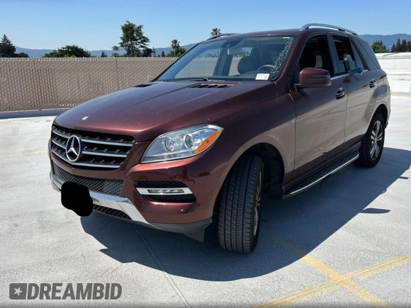 2013 Mercedes-Benz M 350 with VIN 4JGDA5HBXDA248382, listed as a Copart auction lot 64907025 with 163,683 mi miles and Clean title. Bid and sale history available at DreamBid. Image 2.