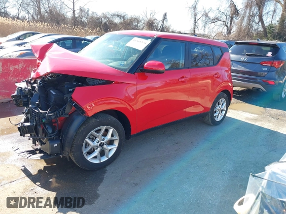 2023 Kia Soul LX with VIN KNDJ23AU7P7217001, listed as a IAAI auction lot 41565374 with 22,178 mi miles. Bid and sale history available at carsss.com. Image 18.