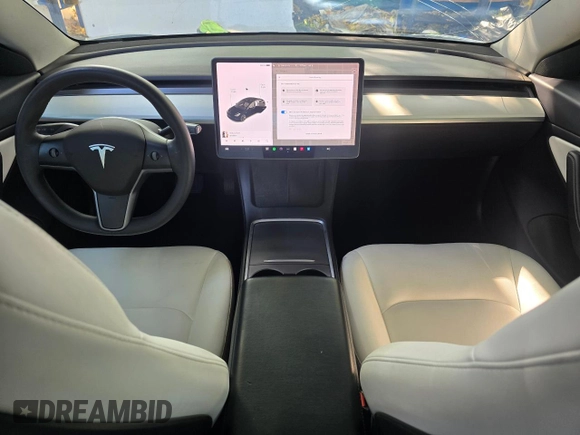 2021 Tesla Model 3 Standard Range Plus with VIN 5YJ3E1EA1MF871146, listed as a Copart auction lot 80942894 with 72,492 mi miles and Salvage Title. Bid and sale history available at DreamBid. Image 9.