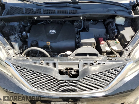 2017 Toyota Sienna SE with VIN 5TDXZ3DC5HS841623, listed as a Copart auction lot 64076295 with 181,575 mi miles and Salvage title. Bid and sale history available at DreamBid. Image 11.