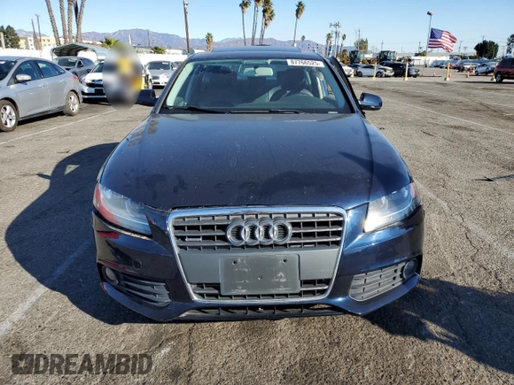 2010 Audi A4 2.0T Premium with VIN WAUBFAFL9AN029142, listed as a Copart auction lot 87766525 with 109,559 mi miles and Salvage Title. Bid and sale history available at carsss.com. Image 5.