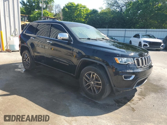 2018 Jeep Grand Cherokee Limited with VIN 1C4RJFBGXJC252422, listed as a Copart auction lot 61736455 with Not provided miles and Salvage title. Bid and sale history available at DreamBid. Image 4.