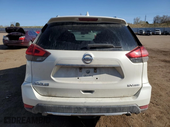 2017 Nissan Rogue SL with VIN 5N1AT2MV1HC872660, listed as a Copart auction lot 51462125 with 78,556 mi miles and Salvage Title. Bid and sale history available at DreamBid. Image 6.