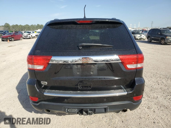 2012 Jeep Grand Cherokee Overland with VIN 1C4RJECT5CC362819, listed as a Copart auction lot 48130085 with 107,350 mi miles and Salvage Title. Bid and sale history available at carsss.com. Image 6.